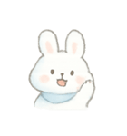 ふわふわ雲うさぎ CloudBunny（個別スタンプ：1）