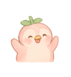 もも色ペンギン PeachPenguin（個別スタンプ：1）