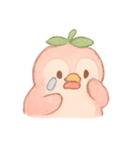 もも色ペンギン PeachPenguin（個別スタンプ：3）