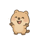 ごきげんクオッカ Quokki（個別スタンプ：1）