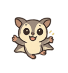 空飛ぶ甘党モモンガ（個別スタンプ：9）
