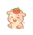 いちごモー 甘えんぼ子うし（個別スタンプ：14）