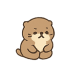 ねむねむカワウソブランケット（個別スタンプ：3）