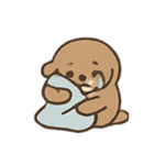 ねむねむカワウソブランケット（個別スタンプ：4）