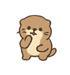 ねむねむカワウソブランケット（個別スタンプ：6）