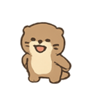 ねむねむカワウソブランケット（個別スタンプ：21）
