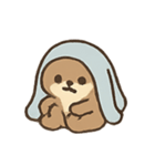ねむねむカワウソブランケット（個別スタンプ：22）