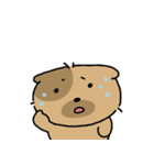 かわいい子犬ワンパンドク（個別スタンプ：3）
