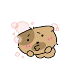 かわいい子犬ワンパンドク（個別スタンプ：4）