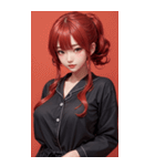 パジャマガール2写真（個別スタンプ：1）