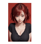 パジャマガール2写真（個別スタンプ：11）