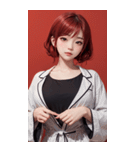 パジャマガール2写真（個別スタンプ：22）
