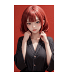 パジャマガール2写真（個別スタンプ：28）