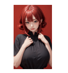パジャマガール2写真（個別スタンプ：35）
