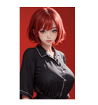 パジャマガール2写真（個別スタンプ：37）