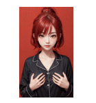パジャマガール2写真（個別スタンプ：40）