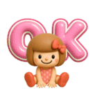3D♡まめこスタンプ（個別スタンプ：2）