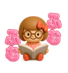 3D♡まめこスタンプ（個別スタンプ：24）
