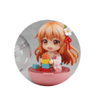 オレンジの精霊みなみちゃんカプセルトイ（個別スタンプ：3）