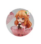オレンジの精霊みなみちゃんカプセルトイ（個別スタンプ：7）