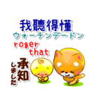 台湾華語[カタカナ発音付き],英語,日本語（個別スタンプ：15）