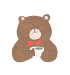 くまのすけと女の子（個別スタンプ：2）