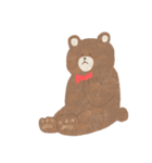 くまのすけと女の子（個別スタンプ：9）