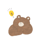 くまのすけと女の子（個別スタンプ：22）