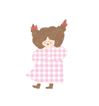 くまのすけと女の子（個別スタンプ：29）