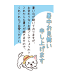 『ウエスティ』夏のごあいさつ（個別スタンプ：3）