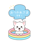 『ウエスティ』夏のごあいさつ（個別スタンプ：18）