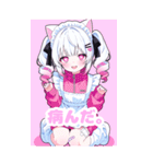 ツインテジャージメイド（個別スタンプ：10）