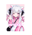 ツインテジャージメイド（個別スタンプ：25）