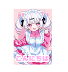 ツインテジャージメイド（個別スタンプ：30）