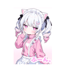 ツインテジャージメイド（個別スタンプ：36）