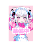 ツインテジャージメイド（個別スタンプ：37）