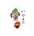 前世の癖が抜けない食べ物たち（個別スタンプ：27）