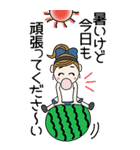 おちゃめの夏のお気づかい♡敬語♡BIG（個別スタンプ：4）