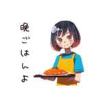 ママの今日の献立報告スタンプ（個別スタンプ：4）