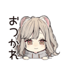 おねだりフェレットちゃん♡ゆる可愛（個別スタンプ：9）