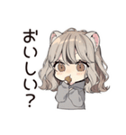 おねだりフェレットちゃん♡ゆる可愛（個別スタンプ：21）