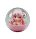 ピンクの精霊みなみちゃんカプセルトイ（個別スタンプ：3）