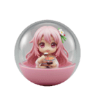 ピンクの精霊みなみちゃんカプセルトイ（個別スタンプ：8）