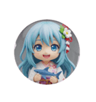 水色精霊みなみちゃん第2弾（個別スタンプ：1）