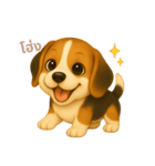 ワンだふる｜ビーグル【タイ語】（個別スタンプ：2）