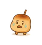焦げても笑顔なやきまんくん（群馬発）（個別スタンプ：5）