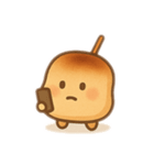 焦げても笑顔なやきまんくん（群馬発）（個別スタンプ：8）