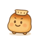 焦げても笑顔なやきまんくん（群馬発）（個別スタンプ：15）
