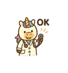 ユニコーンのお医者さん♪（個別スタンプ：8）