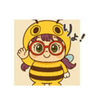 チビ婆ちゃまと赤ブチメガネちゃんです。（個別スタンプ：31）